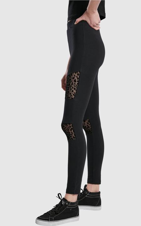 Produktbild Urban Classics Ladies Flock Lace Inset Leggings (XL)