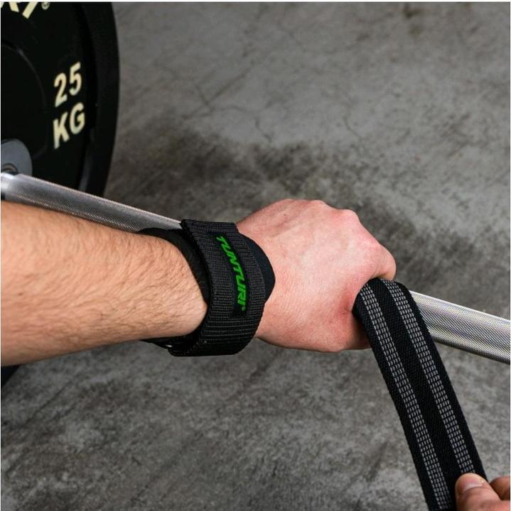 Actual product image Tunturi Gepolsterte Profi Lifting Straps Zughilfen