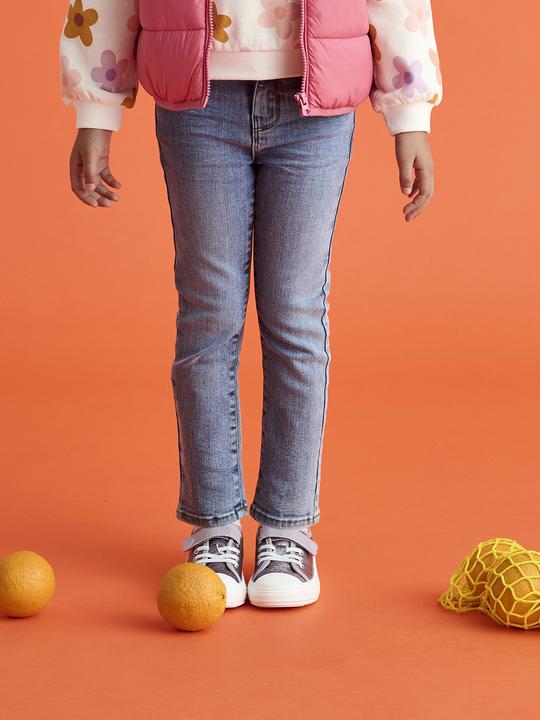 Actual product image Vertbaudet Mädchen Slim-Jeans, Hüftweite SLIM (140)