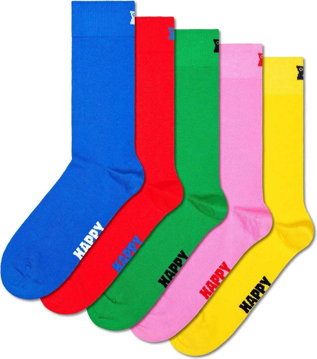 Immagine prodotto Happy Socks Solido (Confezione da 5 pezzi, 41 - 46)