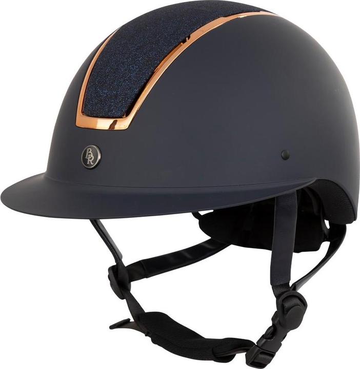 BR Equestrian Equipment reithelm visier für polo omega painted glitter
