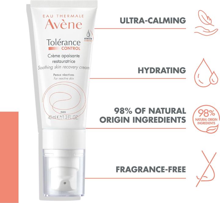 Immagine prodotto Avène Crema lenitiva Tolérance Control (40 ml, Crema 24h)