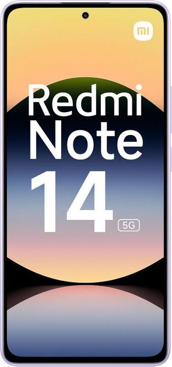 Actual product image Xiaomi Redmi Note 14 (256 GB, Lavender Purple, 262.60", Dual SIM, 108 Mpx, 5G)