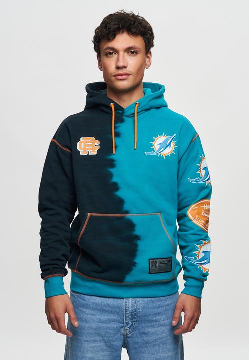 Produktbild Recovered Re:covered Fleece Hoody - INK DYE Miami Dolphins - 3XL (3XL)