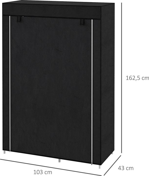 Actual product image Homcom Stoffschrank (103 x 43 x 162.5 cm)