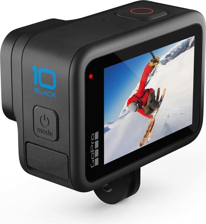 Image du produit GoPro HERO10 Black (carte MicroSDXC de 128 Go incluse) (60p, Bluetooth, WiFi)