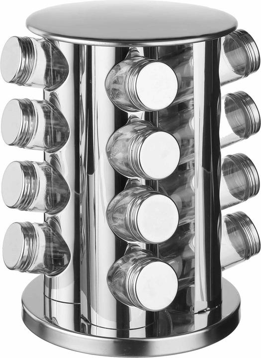 5Five Portaspezie rotante in acciaio inox - 16 vasetti