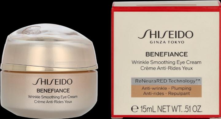 Immagine prodotto Shiseido Benefiance Wrinkle Smoothing Eye Crème (re) 15 ml (Crema, 15 ml, Giorno + Notte)