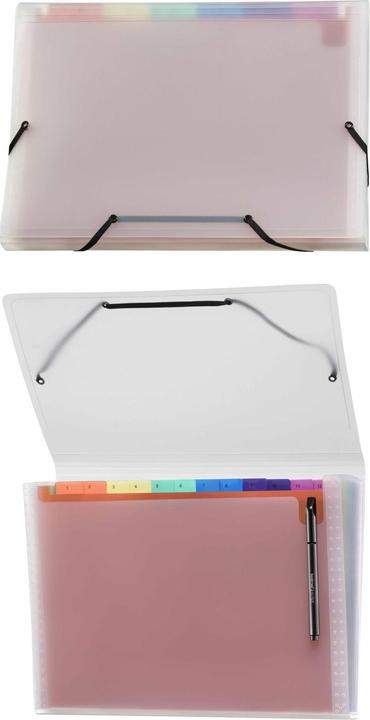 Immagine prodotto Kolma Cartella a scomparti Easy A4 media 12 schede arcobaleno (A4, 1 x)