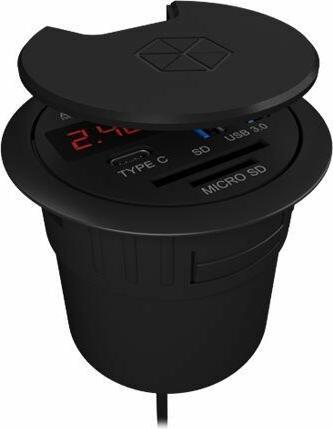 Actual product image Icy Box Ib-Hub1404 (USB-A, 3 Ports)