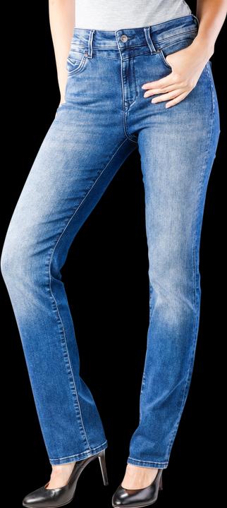 Actual product image Mavi Kendra Jeans Straight indigo blue sateen stretch (W31/L30)