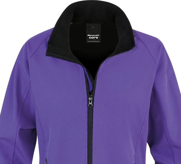 Actual product image Result Clothing Womens/Ladies Printable Soft Shell Jacket (XL)