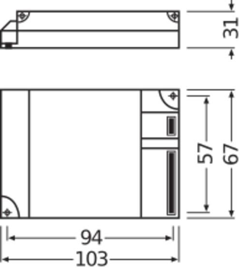 Actual product image Osram QTRONIC ECG 1X26-42/220-240 S