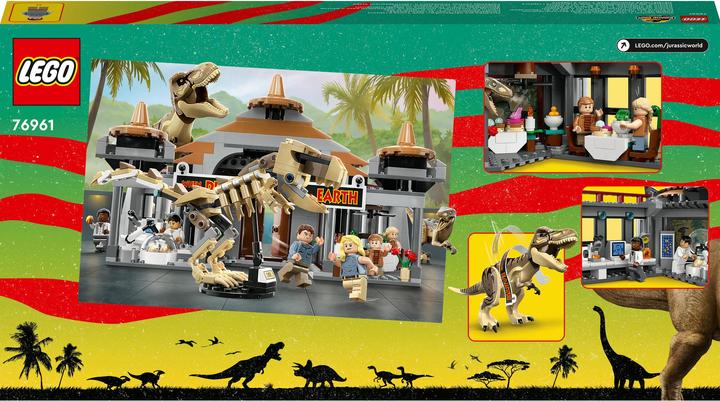 Produktbild LEGO Angriff des T. rex und des Raptors aufs Besucherzentrum (76961, LEGO Jurassic World)