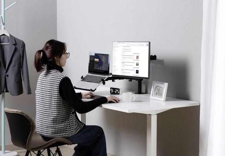 Produktbild SpeaKa Professional Tischhalterung für Monitor und Notebook (Tisch, 32")