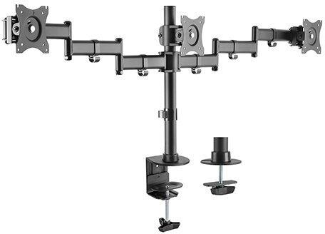 Actual product image Mozi Triple Desk Stand -p??yt??jalka kolmelle n??yt??lle (Table)