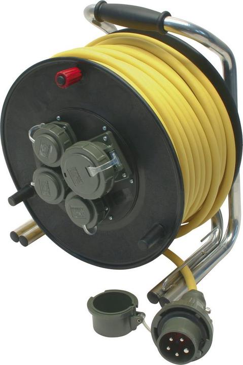 Dönges Leitungsroller Feuerwehr, DIN 14680, 230 V/400 V, 16 A (50 m)