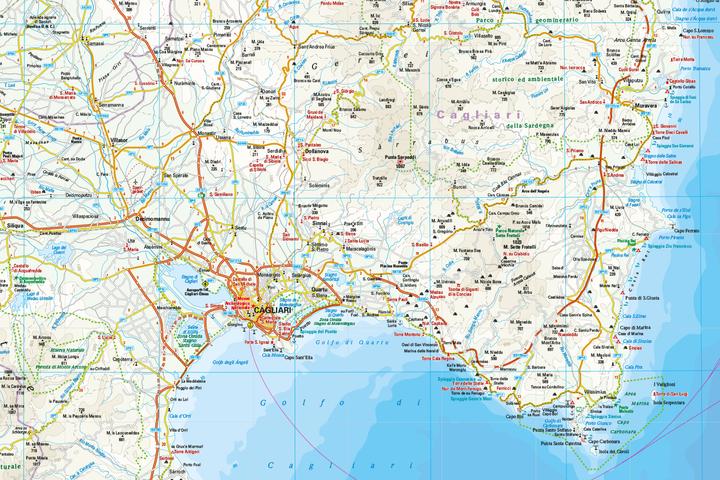 Produktbild Landkarte Sardinien / Sa