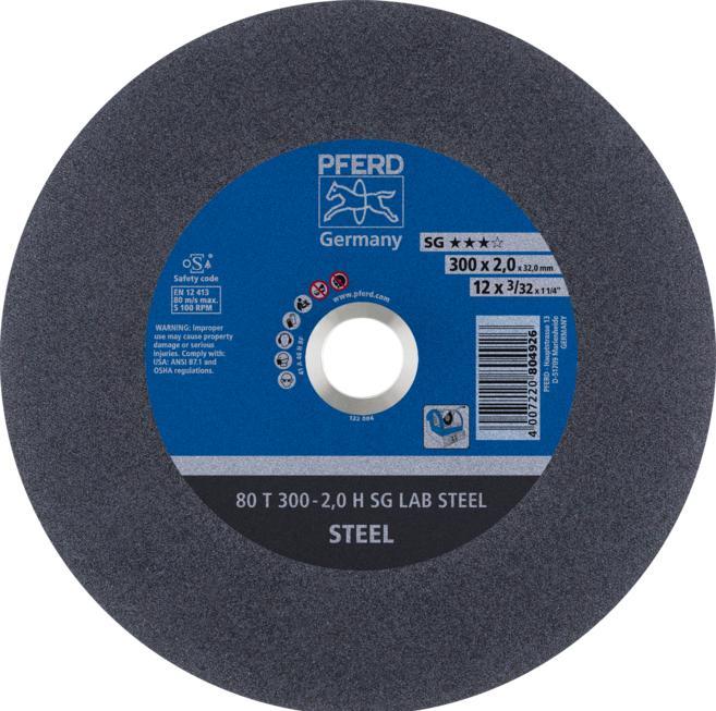 Pferd Trennscheibe LABOR 80 T 300-2.0 A 46 H SG-LAB/32.0 VPE: 20