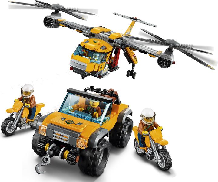 Immagine prodotto LEGO Elicottero Jungle Air Drop (60162, LEGO City)