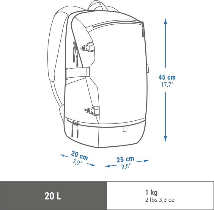 Immagine prodotto Quechua NH ARPENAZ 500 (20 l)