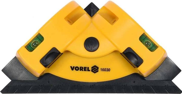 Produktbild Vorel Winkellaser Fliesenlaser 90° mit 2 Saugnäpfen und Wasserwaage