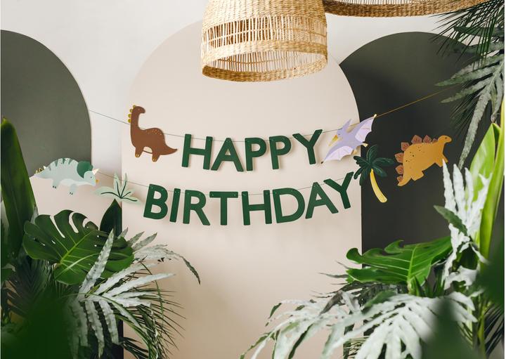 Immagine prodotto Partydeco Buon compleanno Dino