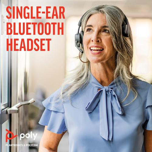 Actual product image Poly HP Voyager 4310-M Microsoft Teams Certified USB-C Headset with charge stand, Sans fil, Bureau/C (Wireless, USB-C)