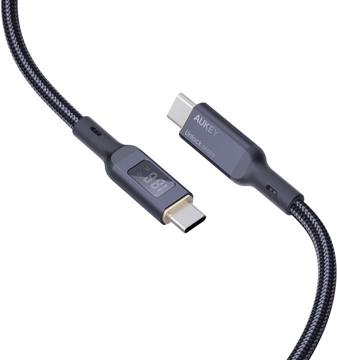 Image du produit Aukey USB-C – USB-C Display (1 m, USB 2.0)