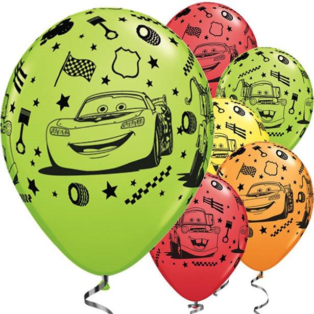 Actual product image Qualatex Balloons Disney Cars Birthday