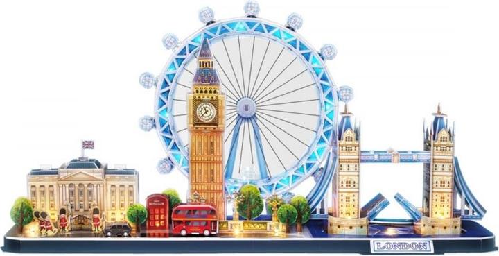 Image du produit NoName Puzzle 3d City Line London LED (107 pièces)