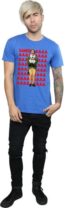 Actual product image Elf Mens Buddy Santa Scream T-Shirt (XXL)