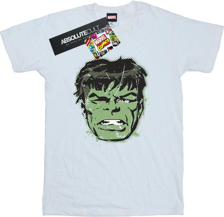 Immagine prodotto Incredible Hulk Distressed Face Maglietta Uomo (S)