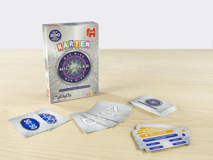 Actual product image Jumbo Who Wants To Be A Millionaire Card Game (German)