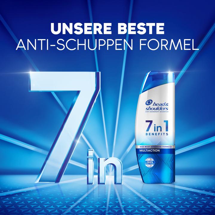 Produktbild Head & Shoulders 7in1 Anti-Schuppen Shampoo Multiaction (250 ml, Flüssiges Shampoo)