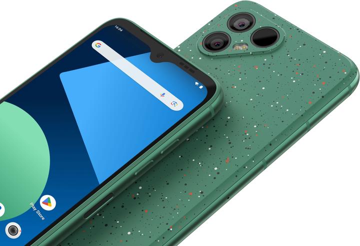 Produktbild Fairphone 4 (256 GB, Green Speckled, 6.30", SIM + eSIM, 48 Mpx, 5G)