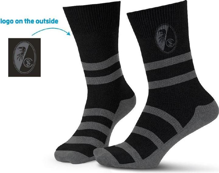 Produktbild Trade Con SC Freiburg Business-Socken 2er-Pack 39-42 (39 - 42)