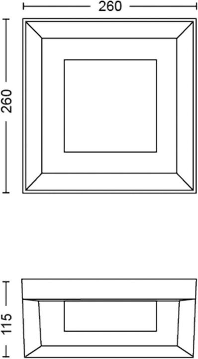 Actual product image Philips Hue Econic Base (1150 lm)