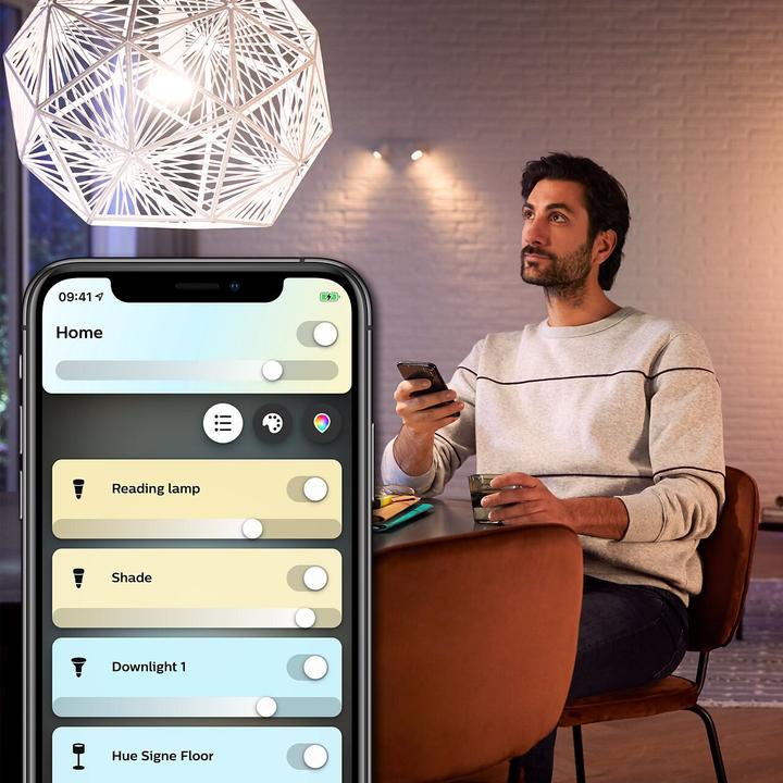 Produktbild Philips Hue White Ambiance BT (E14, 5.20 W, 470 lm, 2 x, G)