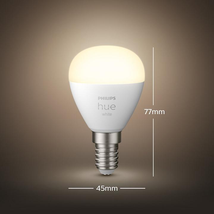 Produktbild Philips Hue White Luster BT (E14, 5.70 W, 470 lm, 1 x, G)
