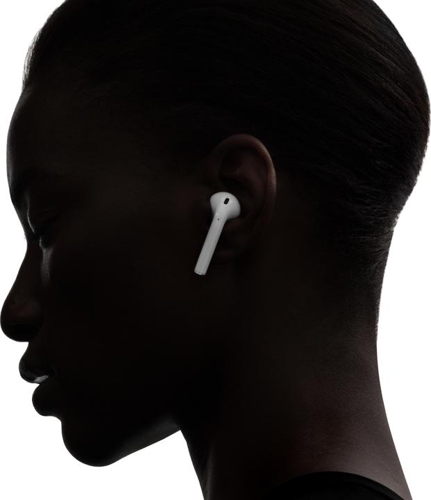 Produktbild Apple AirPods (2nd Gen.) (keine Geräuschunterdrückung, 5 h, Kabellos)