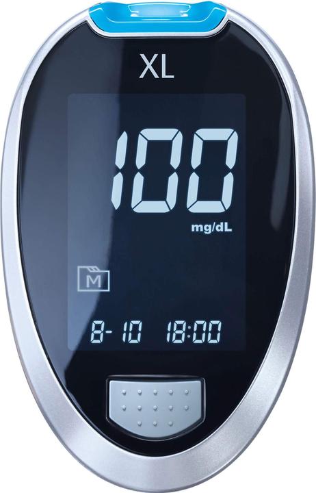 Actual product image Aktivmed GlucoCheck XL Blood Glucose Meter Set mg/dl, 1 pc (Glucose monitors)