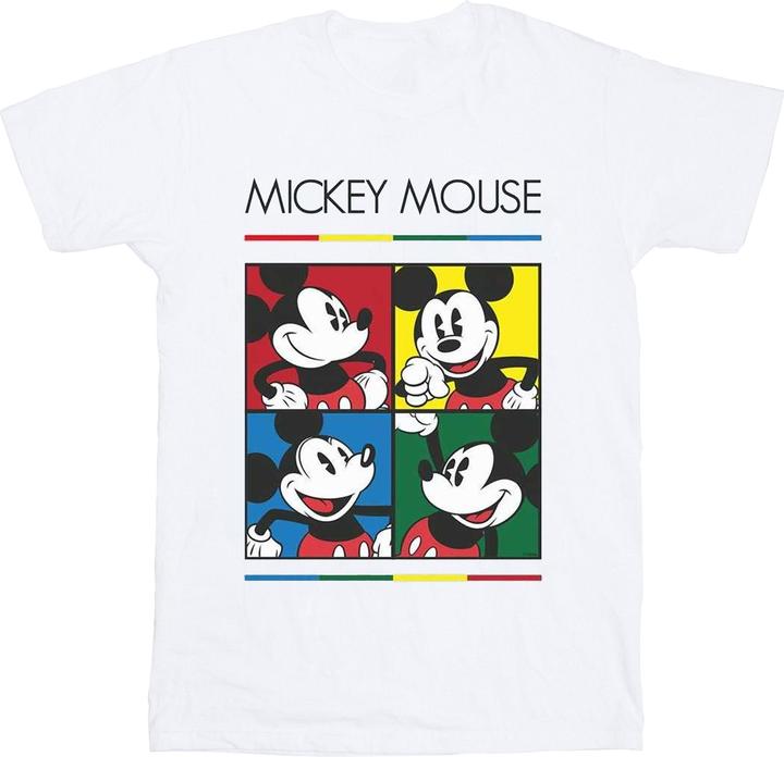 Disney Mickey Mouse Square Colour TShirt Jungen