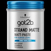 Schwarzkopf got2b strand matte mattpaste, 100ml (Haargel, 100 ml)
