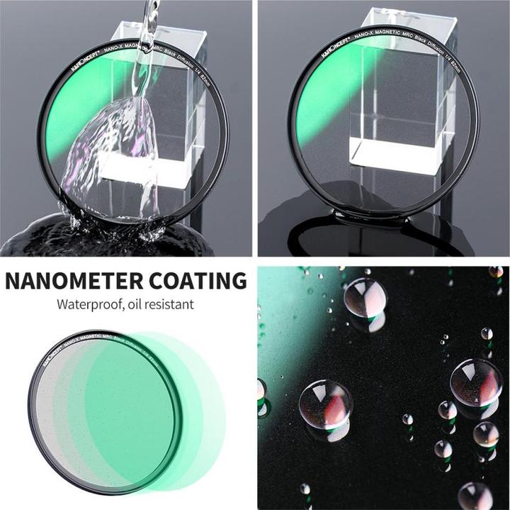 Immagine prodotto K&F Concept Magnetic 1/4 Black Mist Filter Nano X 49mm (KF-1816) (49 mm)