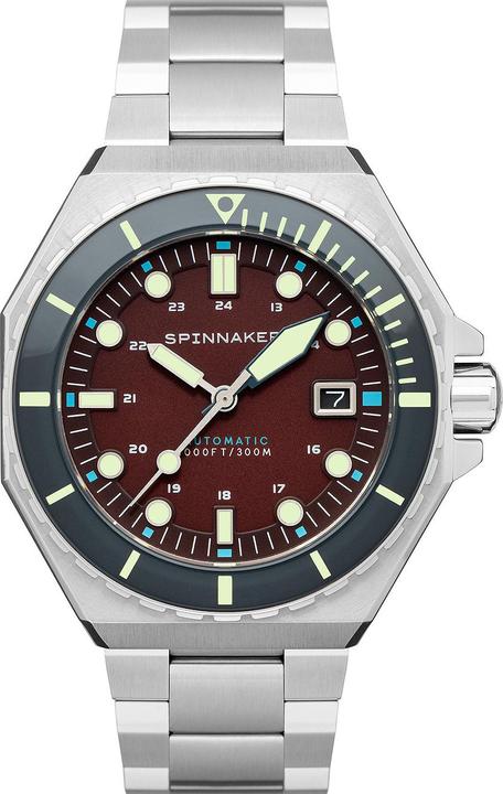 Immagine prodotto Spinnaker SP-5081-AA Dumas Automatico 44mm 30ATM (Orologio da polso analogico, 44 mm)