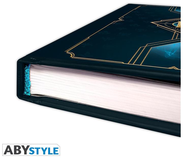 Actual product image ABYstyle LEAGUE OF LEGENDS Notebook - Hexteck Logo (A5, Lined, Hardcover)