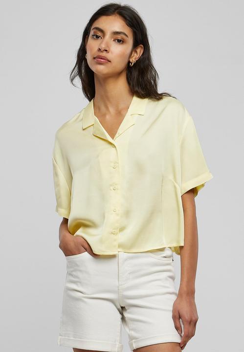 Actual product image Urban Classics Ladies Viscose Satin Resort Shirt - 17070 (5XL)