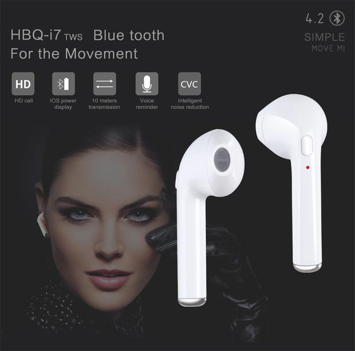 Actual product image PhoneLook Wireless headphones i7S TWS Bluetooth 4.2 incl. storage and charging case (100 h, Wireless)