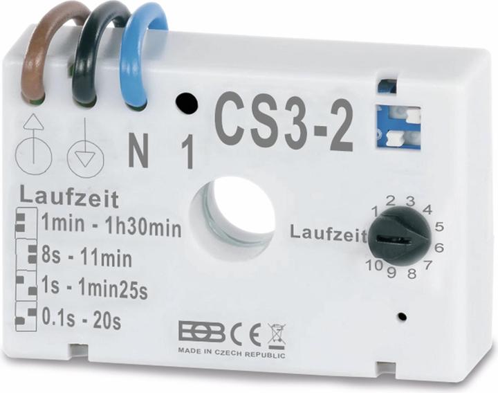 Productafbeelding Elektrobock Timer voor trappenhuisverlichting Trappentimer inbouw CS3-2 (Verwarmingsaandrijving)